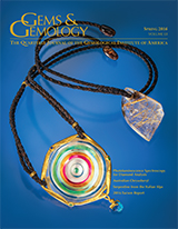 Spring 2016 Gems & Gemology Cover