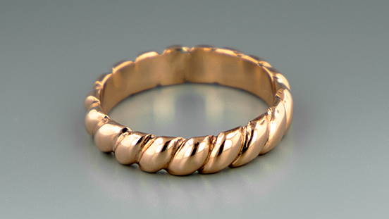 Hand-craft your own half-round decorative band by practicing with bronze and brass. Learn skills like milling a half-round wire, forming a ring blank, soldering, finishing, and more.