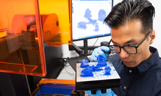 By 3D printing your CAD models and comparing the resin prototypes to your CAD (Computer-Aided Design) designs, you’ll learn about scale, proportion, engineering, and manufacturability. 